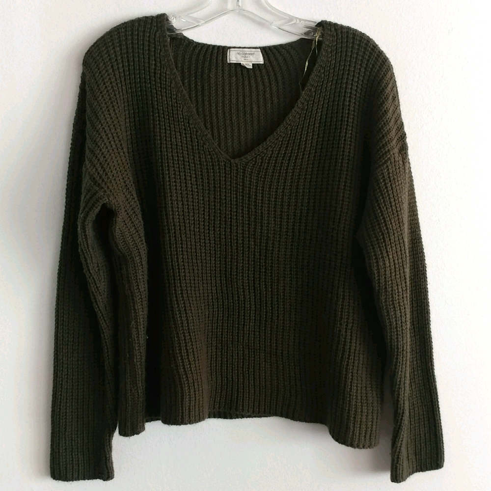 Green Knit Sweater